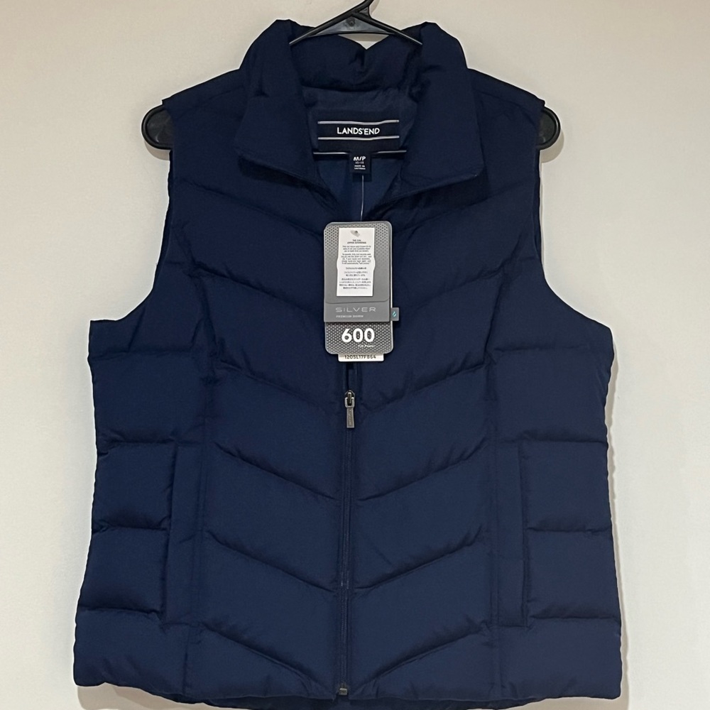 Lands’ End Vest Women’s Medium NWT Blue
